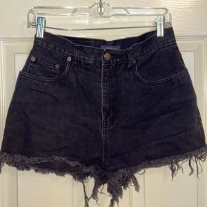Bill blass cutoff black shorts
